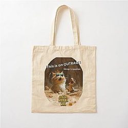 Dungeon Crawler Carl - This is an Outrage Cotton Tote Bag