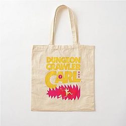 Dungeon Crawler Carl Black Cotton Tote Bag