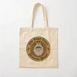 Princess Donut Dungeon Crawler Carl Logo Cotton Tote Bag
