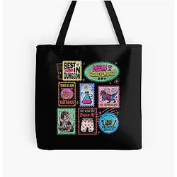 Dungeon Crawler Carl Retro All Over Tote Bag