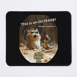 Dungeon Crawler Carl - This is an Outrage Mouse Pad