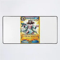 Dungeon Crawler Carl Uzi Jesus Desk Mat