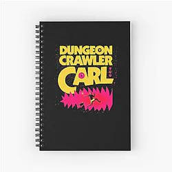 Dungeon Crawler Carl for Black Shirts Spiral Notebook