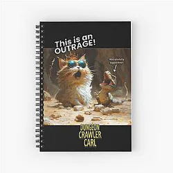 Dungeon Crawler Carl Spiral Notebook
