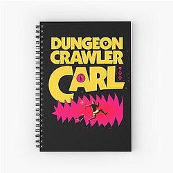 Dungeon Crawler Carl for Black 1533 Spiral Notebook