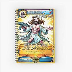 Dungeon Crawler Carl Uzi Jesus Spiral Notebook