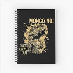 Mongo Dungeon Crawler Carl Fan Art Vintage Spiral Notebook