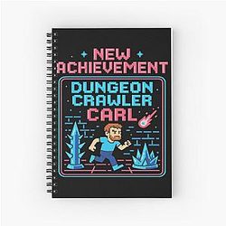 New Achievement Dungeon Crawler Spiral Notebook