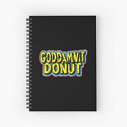 God Donut Dungeon Crawler Carl Spiral Notebook