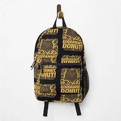God Dammit Donut Dungeon Crawler Carl Shirt Funny LitRPG Cat Tee Backpack