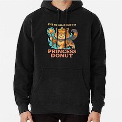 Princess Donut - Majestic Persian Cat - Dungeon Crawler Carl Fanart - Fantasy Gamer Hoodie