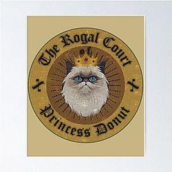 Princess Donut Dungeon Crawler Carl Logo Poster