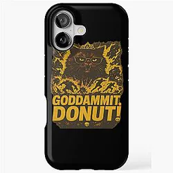 Goddammit Donut Dungeon Crawler Carl Funny LitRPG Cat Tee iPhone Tough Case