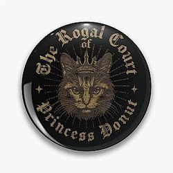 Dungeon Crawler Carl Princess Donut Logo Pin