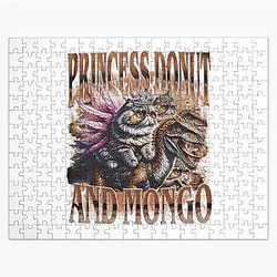 Dungeon Crawler Carl Princess Donut and Mongo Fan Art Gift for Book Lovers Jigsaw Puzzle