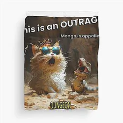 Dungeon Crawler Carl - This is an outrage Duvet Cover