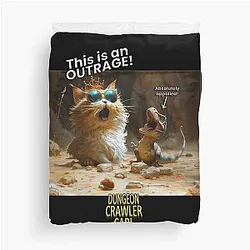 Dungeon Crawler Carl - This is an outrage Duvet Cover