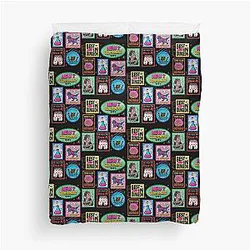 Dungeon Crawler Carl Retro Duvet Cover