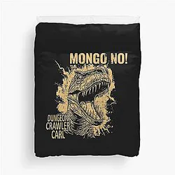No Mongo Dungeon Crawler Carl Fan Art Vintage 90s Duvet Cover