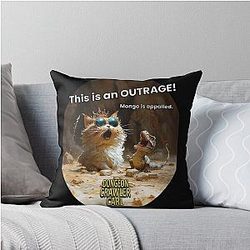 Dungeon Crawler Carl - This is an outrage Throw Pillow