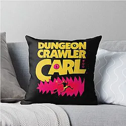 Dungeon Crawler Carl Throw Pillow for Black 1533