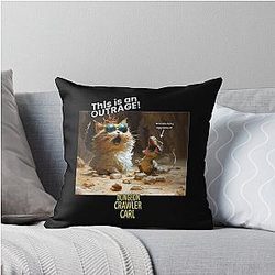 Dungeon Crawler Carl - This is an Outrage Throw Pillow