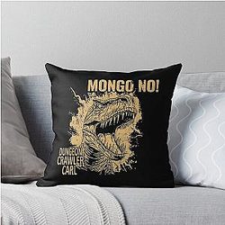 No Mongo Dungeon Crawler Carl Fan Art Vintage 90s Throw Pillow