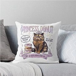 Princess Donut Dungeon Crawler Carl Fan Art Throw Pillow