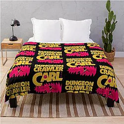 New Achievement Carl Dungeon Crawler Throw Blanket
