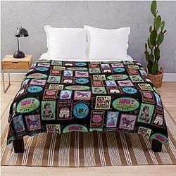 Dungeon Crawler Carl Retro Throw Blanket