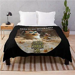 Dungeon Crawler Carl - This is an outrage Throw Blanket