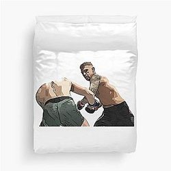 Dustin Poirier Vintage Duvet Cover