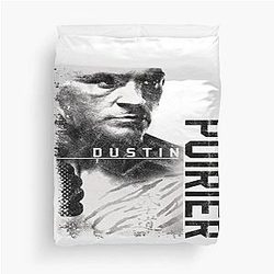 Dustin Poirier Vintage Duvet Cover