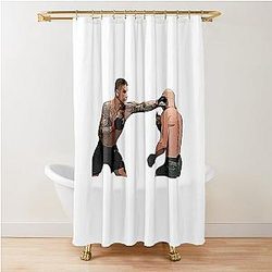 Dustin Poirier Vintage Shower Curtain