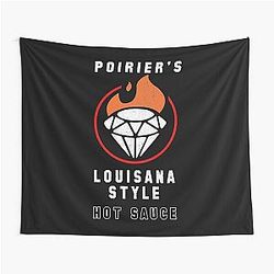Loves music by Dustin Poirier Louisiana style hot sauce vintage tapestry