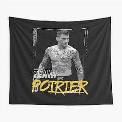 Awesome First Day with Dustin Poirier Vintage Style Tapestry