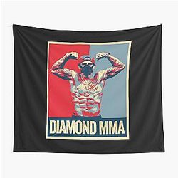 People's Classic Dustin Poirier A Diamond Vintage Style Tapestry