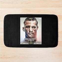Conor McGregor Dustin Poirier Poster Bath Mat