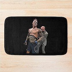Dustin Poirier Vintage Sticker Bath Mat
