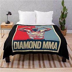 People Diamond Vintage Style Throw Blanket by Dustin Poirier