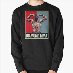 People Dustin Poirier Girl Diamond Vintage Style Pullover Sweatshirt