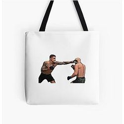 Dustin Poirier Vintage Sticker Tote Bag