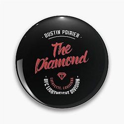 Dustin Poirier Vintage Red Classic Pin