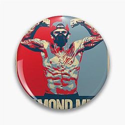 classic dustin poirier a girl vintage style pin