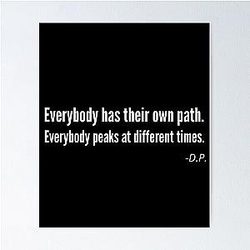 Dustin Poirier Quote Poster