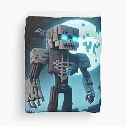 Skeleton dwarf fortress duvet cover