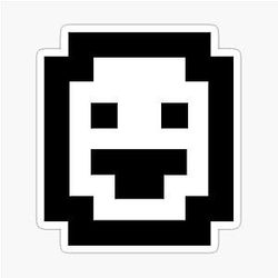 Dwarf Fortress Black Sticker