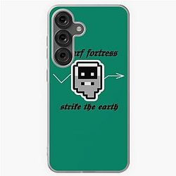 Dwarf fortress strikes the earth t-shirt design by Daykmo Samsung Galaxy Soft Case
