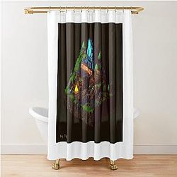 Zerg Fortress Dwarf Fortress - Artwork 2 by Pitasso Shower Curtain