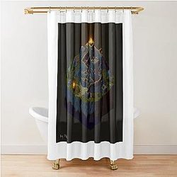 Zerg Fortress – Artwork 9 by Pitasso Shower Curtain
